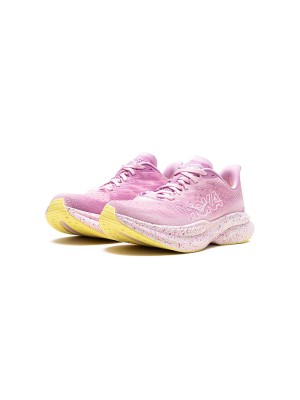 HOKA Mach 6 ランニングシューズ 1147810-PGH｜ピンクトワイライト＆レモネード｜軽量クッションとスタイリッシュなデザイン