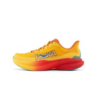 HOKA ONE ONE Mach 6 1147790-PYS Running Shoes | Poppy Squash Lightweight Cushioned Trainers | High-Performance Comfortable Sports Sneakers