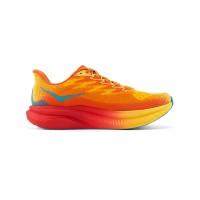 HOKA ONE ONE Mach 6 1147790-PYS Running Shoes | Poppy Squash Lightweight Cushioned Trainers | High-Performance Comfortable Sports Sneakers