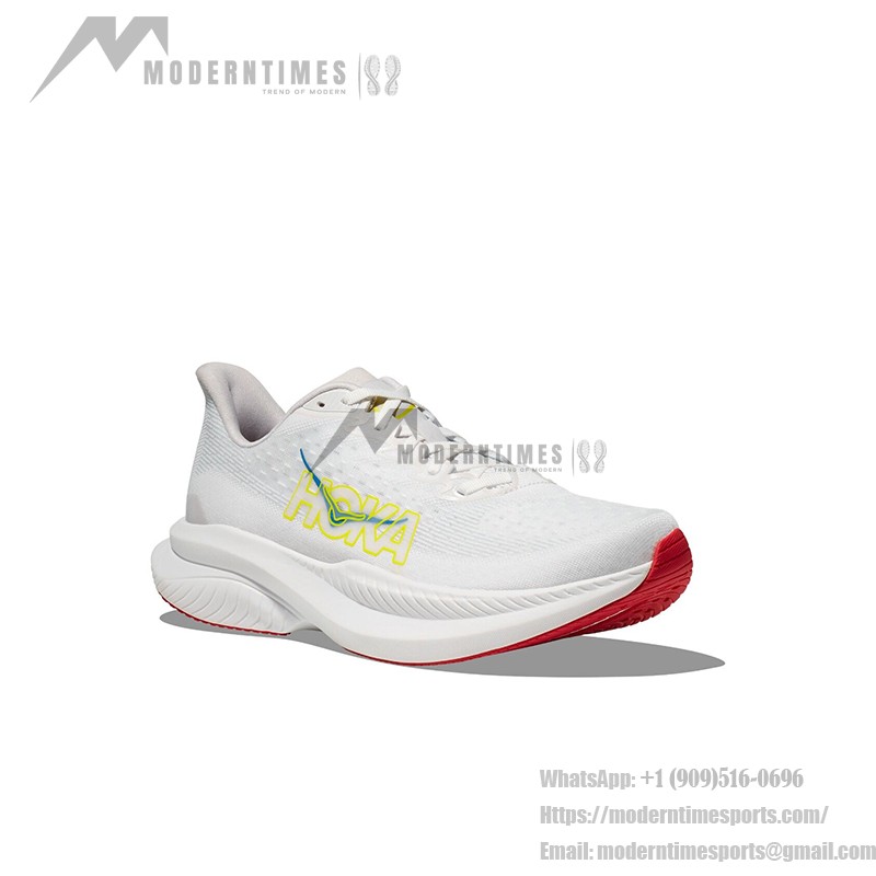 HOKA ONE ONE Mach 6 1147790-WNCL ランニングシューズ - ホワイト Nimbus Cloud パフォーマンストレーナー