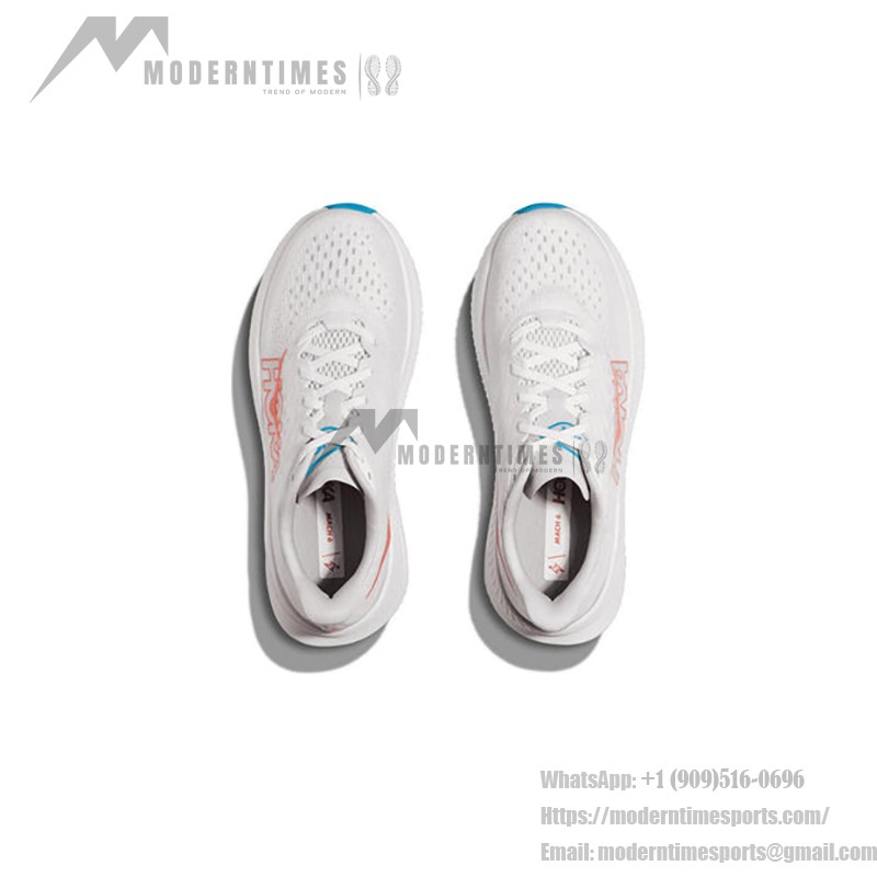 HOKA ONE ONE Mach 6 1147810-WNCL Running Shoes in White Nimbus Cloud