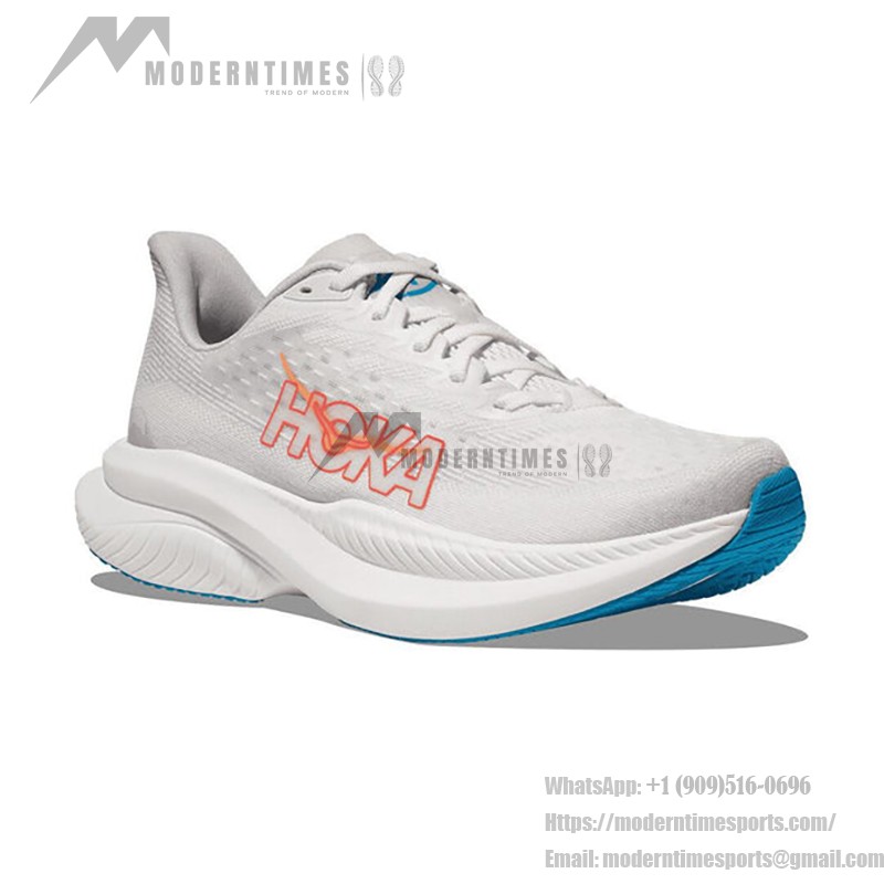 HOKA ONE ONE Mach 6 1147810-WNCL Running Shoes in White Nimbus Cloud