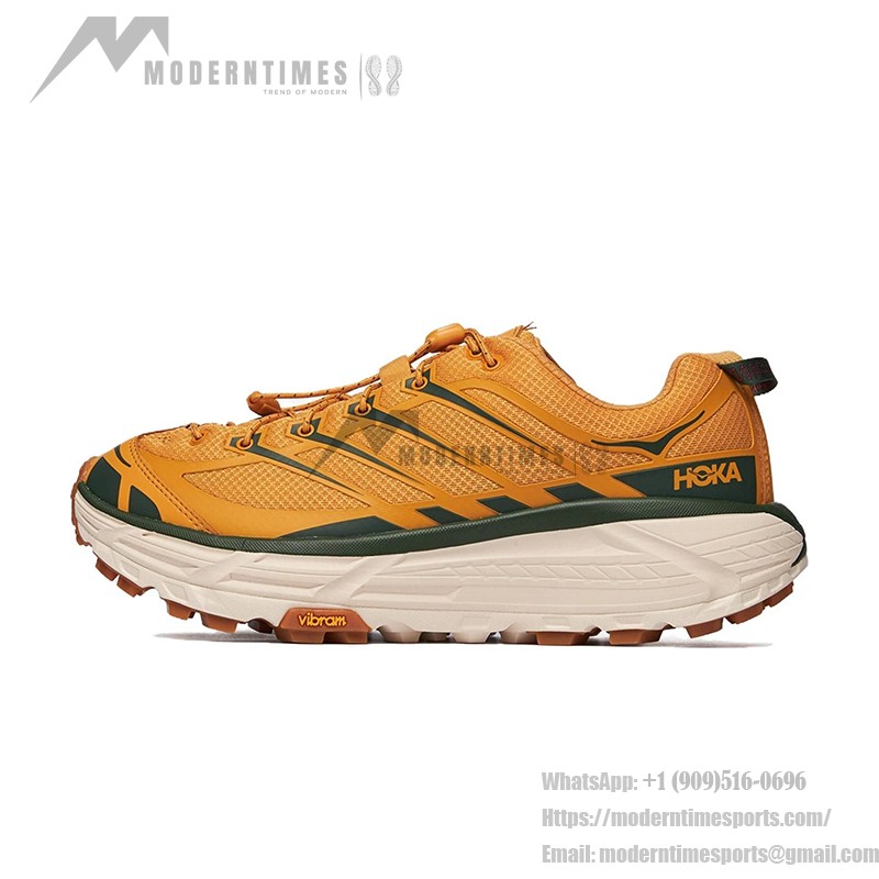 Hoka One One Mafate Three 2 Trail Running Shoes - Golden Yellow Model 1141572-GLW