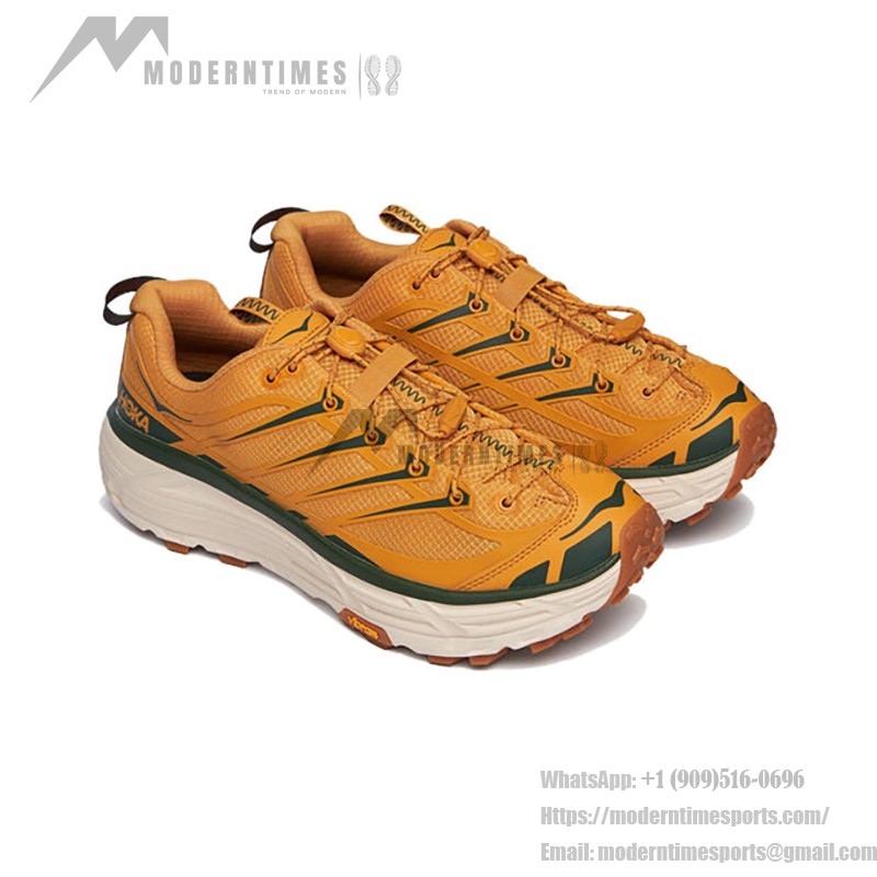 Hoka One One Mafate Three 2 Trail Running Shoes - Golden Yellow Model 1141572-GLW