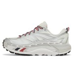 HOKA x Moncler Mafate Speed 2 Laufschuhe in Nimbus Cloud & Harbor Mist mit Vibram®-Außensohle und hochwertigem Design.