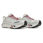 HOKA x Moncler Mafate Speed 2 Laufschuhe in Nimbus Cloud & Harbor Mist mit Vibram®-Außensohle und hochwertigem Design.