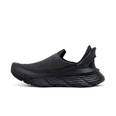 Hoka One One Restore TC Slip-On Shoes | 1134532-BBLC | Comfortable Lightweight Black Sneakers