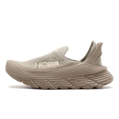 Hoka One One Restore TC Slip-On Shoes | 1134532-DOTN | Lightweight Comfortable Dune Tan Sneakers