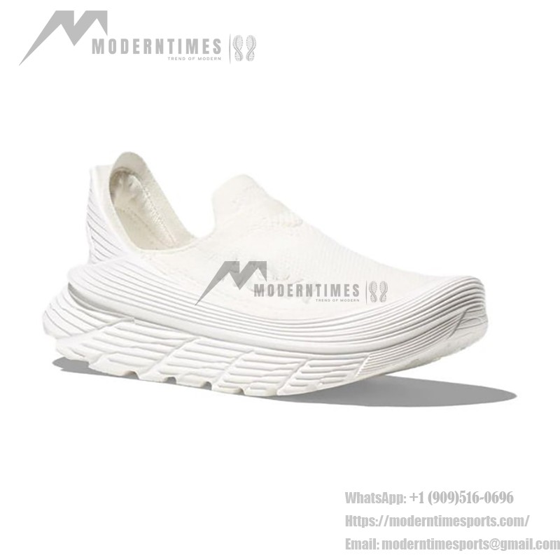 HOKA ONE ONE Restore TC 1134532-RAWW Slip-On Sneakers in All-White