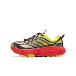 HOKA ONE ONE Speedgoat 5 1153891-HRK Trail Running Shoes in Red and Yellow