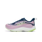 HOKA Skyflow Running Shoes in Midnight & Pink Twilight with lightweight cushioning and breathable mesh upper.