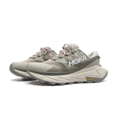 HOKA ONE ONE Skyline Float X 1143430-BYCL Hiking Shoes | Barley Green Lightweight Cushioned Trail Shoes | Non-Slip Durable Outdoor Adventure Footwear