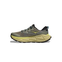 HOKA ONE ONE Skyline Float X 1141610-OHCRT Running Shoes | Olive Green and Celery Lightweight Cushioned Sneakers | Outdoor Trail Non-Slip Durable Shoes