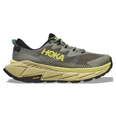 HOKA ONE ONE Skyline Float X 1141610-OHCRT Running Shoes | Olive Green and Celery Lightweight Cushioned Sneakers | Outdoor Trail Non-Slip Durable Shoes