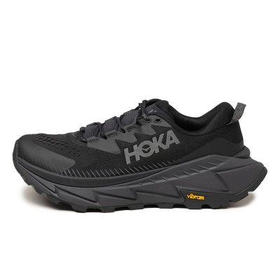 HOKA ONE ONE Skyline Float X 1141610-BBLC Running Shoes | Triple Black Lightweight Cushioned Trail Shoes | Non-Slip Durable Outdoor Sneakers