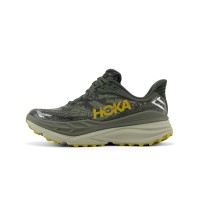 HOKA ONE ONE Stinson 7 1141530-OZF Running Shoes | Olive Green Forest Camo Trail Shoes | Cushioned Non-Slip Durable Outdoor Sneakers