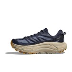 HOKA ONE ONE Mafate Speed 2 1126851-VYF Men's Trail Running Shoes - Navy and Beige