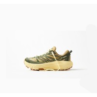 HOKA ONE ONE x END. 마파테 스피드 2 트레일 러닝화 (1155750-THV) - 오버랜드 협업, 그린 & 베이지, Vibram 아웃솔, 가벼운 쿠셔닝