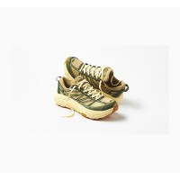 HOKA ONE ONE x END. Mafate Speed 2 Trail Running Shoes (1155750-THV) - Overland Collaboration, Green & Beige, Vibram Outsole, Lightweight Cushioning