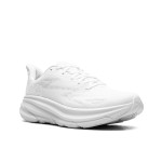 HOKA ONE ONE Clifton 9 レディースランニングシューズ（オールホワイト）