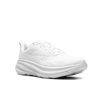 HOKA ONE ONE Clifton 9 Women's Running Shoes 1127896-WWH | All-White | Lightweight Cushioning with Style