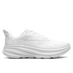 HOKA ONE ONE Clifton 9 Women's Running Shoes in All-White