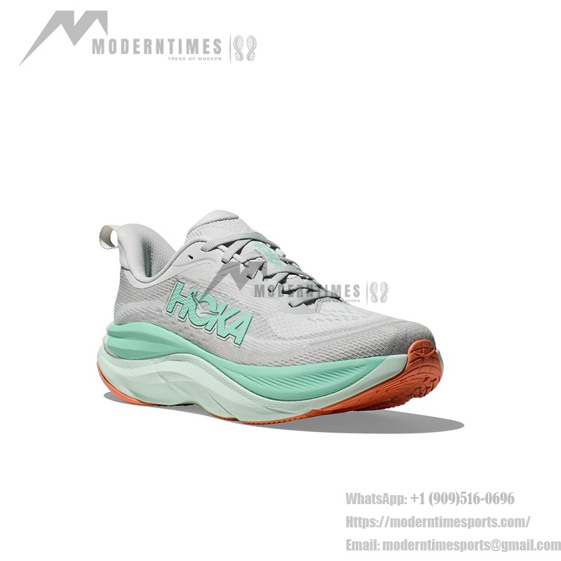 HOKA ONE ONE Skyflow 1155113-CMCG ランニングシューズ（グレー＆グリーン）