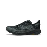 HOKA Speedgoat 6 GTX Women's Trail Running Shoes in Black/Charcoal with GORE-TEX Waterproof Technology and Vibram Outsole, Model 1155150-BCKT