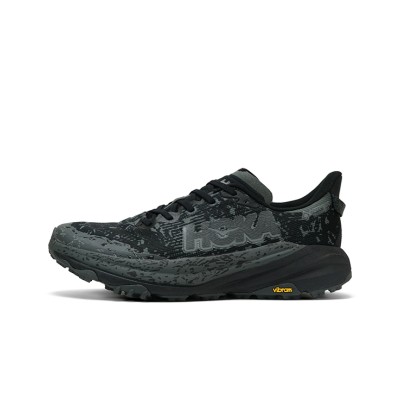 HOKA Speedgoat 6 GTX 여성용 트레일 러닝화 (1155150-BCKT) - 블랙/차콜, 방수 GORE-TEX 및 Vibram 아웃솔