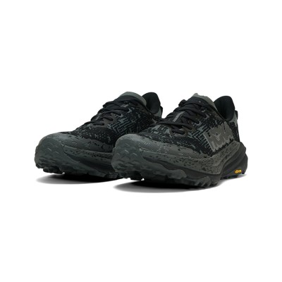 HOKA Speedgoat 6 GTX 여성용 트레일 러닝화 (1155150-BCKT) - 블랙/차콜, 방수 GORE-TEX 및 Vibram 아웃솔