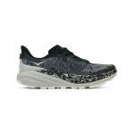 HOKA Speedgoat 6 Men's Trail Running Shoes in Black/Stone Reflective with Vibram Megagrip Outsole, Model 1147791-BKSTR