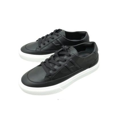 HERMES Leather Sneakers H212857ZH02420 Black – Unisex Luxury Low-Top Designer Shoes for Everyday Wear