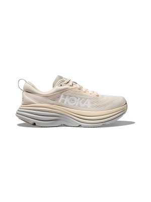 HOKA Bondi 8 Running Shoes 1123202-OKB | Oat Milk Cushioning & Lightweight Design for All-Day Comfort