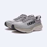 Hoka One One Bondi 8 2E Wide Cushioned Running Shoes - Model 1127953-SHMS