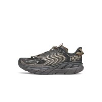 HOKA Clifton LS x Satisfy ランニングシューズ 1143450-FIBC｜Forged Iron 限定版｜快適性とスタイルの完璧な融合