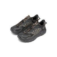 HOKA Clifton LS x Satisfy ランニングシューズ 1143450-FIBC｜Forged Iron 限定版｜快適性とスタイルの完璧な融合