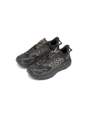 HOKA Clifton LS x Satisfy ランニングシューズ 1143450-FIBC｜Forged Iron 限定版｜快適性とスタイルの完璧な融合