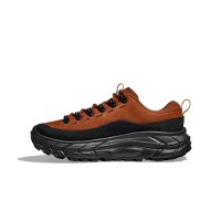 HOKA One One TOR SUMMIT Low Hiking Shoes (1147952-HBCK) - Premium Leather Design, Superior Durability & Grip, Brown & Black for Outdoor Adventures