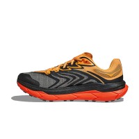 HOKA ONE ONE Tecton X 2 Trail Running Shoes 1134516-BFLM | Black & Flame | Carbon Plate Performance with Vibram Grip