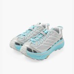 HOKA ONE ONE Mafate Speed 3 1141572-SLD Running Shoes in Light Gray and Blue