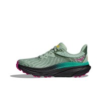 HOKA ONE ONE Challenger ATR 7 レディース 1134498-ACK トレイルランニングシューズ | グリーン 軽量クッションオールテレインシューズ | 滑り止め耐久アウトドアスニーカー