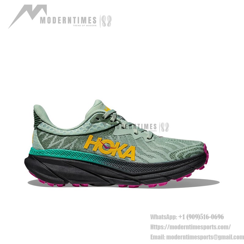 HOKA ONE ONE Challenger ATR 7 レディース 1134498-ACK トレイルランニングシューズ（グリーン）