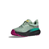 HOKA ONE ONE Challenger ATR 7 レディース 1134498-ACK トレイルランニングシューズ | グリーン 軽量クッションオールテレインシューズ | 滑り止め耐久アウトドアスニーカー