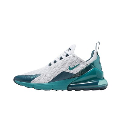 Nike Air Max 270 React RF GS AV5141-100 - Klassische Kinder-Sneakers in Weiß und Türkis mit Air Max Komfort