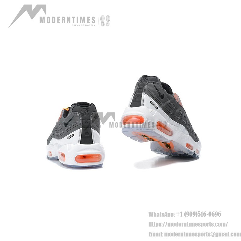 Kim Jones x Nike Air Max 95 DD1871-001 Collaboration Sneakers with Orange Accents