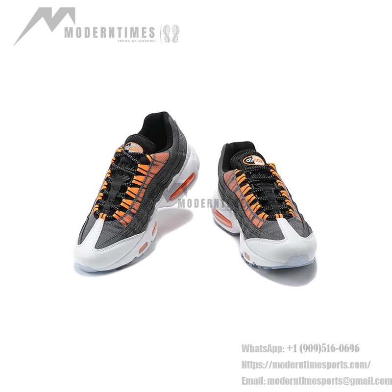 Kim Jones x Nike Air Max 95 DD1871-001 Collaboration Sneakers with Orange Accents