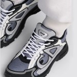 DIOR B30 Blue Grey Black Mesh & Calfskin Designer Shoes DIOR B30 Blue Grey Black Luxury Sneakers for Men and Women