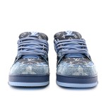 Louis Vuitton Trainer Blue Denim Monogram Limited Edition Sneaker