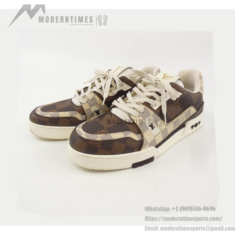 Louis Vuitton Trainer Damier Checkerboard 1ABNKH - Luxury Monogram Canvas Sneakers