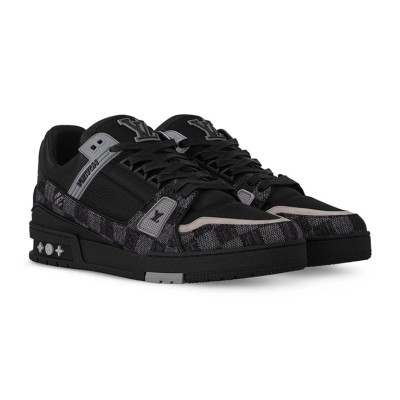 Louis Vuitton LV Trainer Low 1ACPSJ Black Damier Sneakers – Classic Luxury, Trendy & Versatile